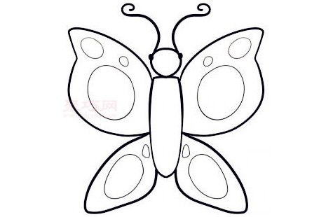 兒童簡筆畫蝴蝶的畫法 教你如何畫蝴蝶簡筆畫