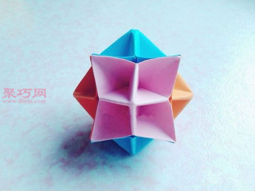 簡單立體紙花球的折法圖解 DIY折紙花球的做法