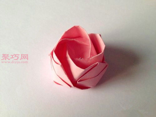 川崎玫瑰的折法圖解 教你如何手工折紙川崎玫瑰花