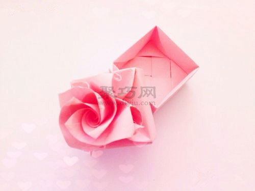 玫瑰盒子折法圖解 教你如何折紙玫瑰盒子