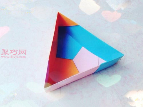 三角形盒子折法圖解 如何折紙三角形收納盒