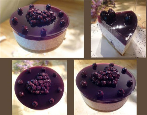 藍莓慕斯蛋糕制作方法 不用烤箱生日蛋糕的做法
