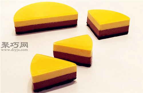 超詳細六寸芒果味巧克力慕斯蛋糕做法 慕斯生日蛋糕原料配比