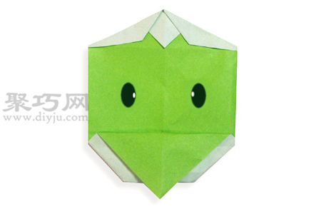 大嘴蛙的折法圖解 教你怎么折紙大嘴蛙