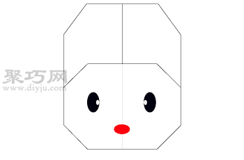 小兔子脸折纸教程图解 来学如何折纸小兔子脸