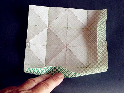 三头千纸鹤折纸折法图解 3只连体千纸鹤的折法