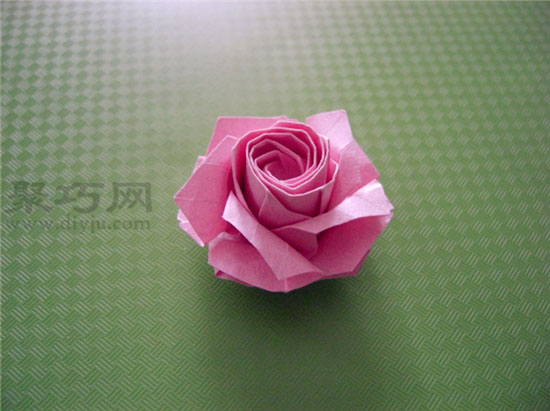 福山玫瑰折法圖解教程 如何折紙福山玫瑰花