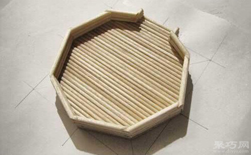 一次性筷子DIY凉亭模型