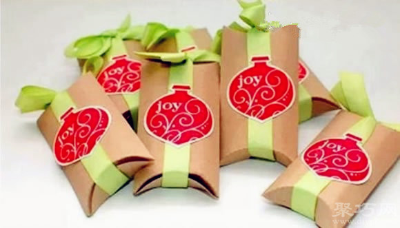 用卷纸筒DIY精美礼物包装盒 手工制作礼品盒方法