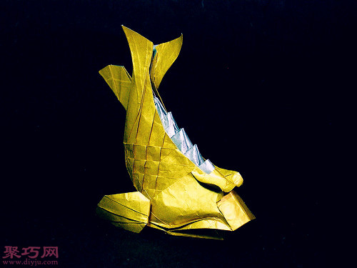 3D立体折纸金鱼
