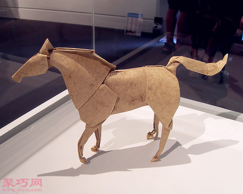 3D立体折纸马
