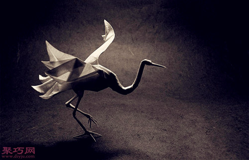 3D立体折纸鹤