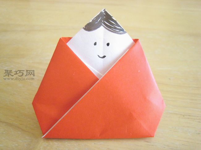 创意折纸娃娃教程 教你用纸怎么折胖娃娃