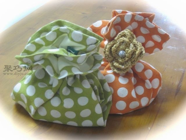 布藝手工制作小飾品袋子教程圖解 DIY小禮品包裝方法