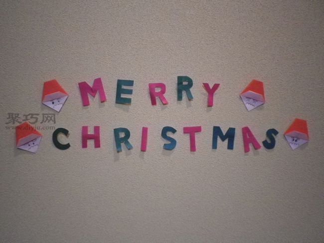 圣诞节创意DIY 墙壁装饰实用折纸教程