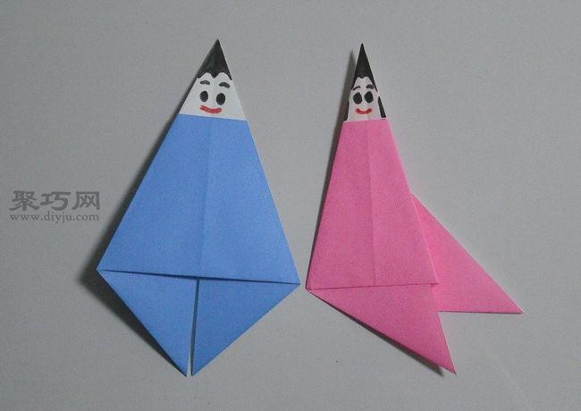 兒童趣味卡通折紙教程 手工簡單折紙小人的折法
