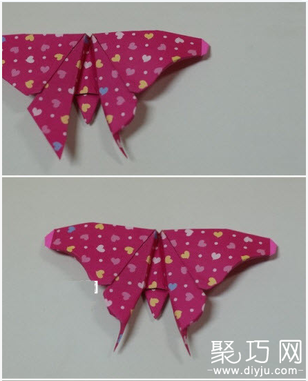 纸蝴蝶的折法