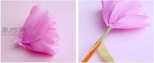 超唯美用纸折玫瑰花教程 纸玫瑰的折法图解