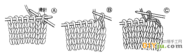 織毛衣收針方法圖解教你毛衣怎么收針