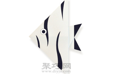 热带鱼神仙鱼手工DIY折纸教程