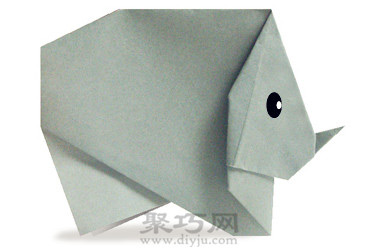 简单手工折纸犀牛教程