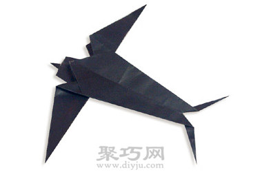 简单儿童折纸燕子手工折纸教程