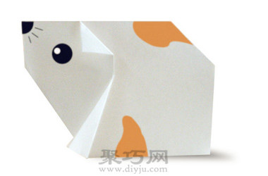 幼儿简单折纸仓鼠手工折纸教程