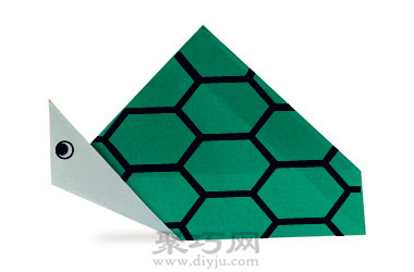 绿色的小乌龟折纸教程