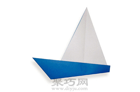 折纸帆船效果图