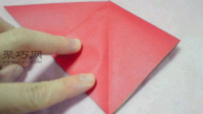 平面草莓折纸图解3