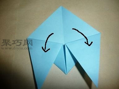 折纸金蝉步骤4