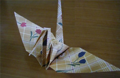 一起來學折千紙鶴 千紙鶴的折法圖解