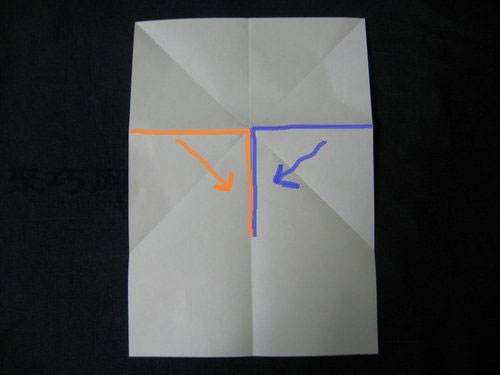 长方形纸折立体桃子折纸方案图2-1