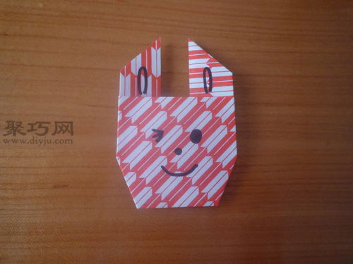 折叠纸猫头7