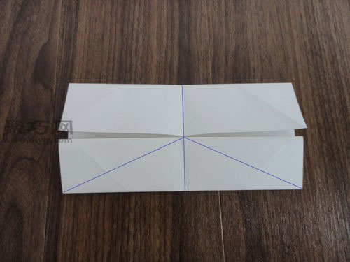 纸折蝴蝶结图解教程