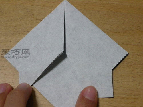 hello kitty折纸的折法