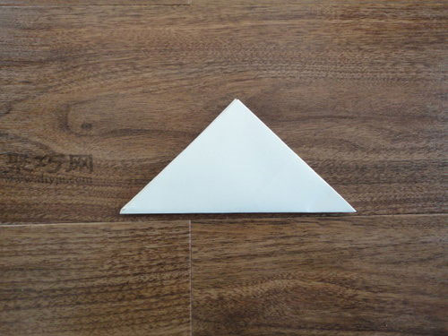 A4纸折信封的方法 三角形信封折法图解