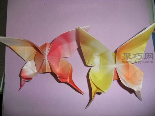 折纸蝴蝶 如何折纸蝴蝶 怎么折蝴蝶