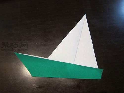折纸帆船的步骤图解 简单3步学折纸船