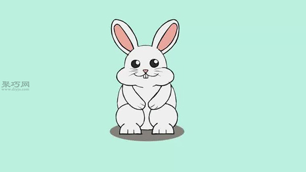 画卡通小白兔教程图解 教你简笔画卡通小白兔的画法