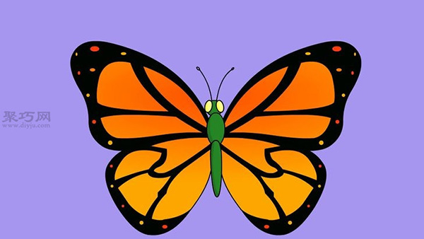 从头开始画蝴蝶的画法步骤 教你怎么画从头开始画蝴蝶简笔画