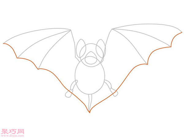 蝙蝠怎么画更逼真 15