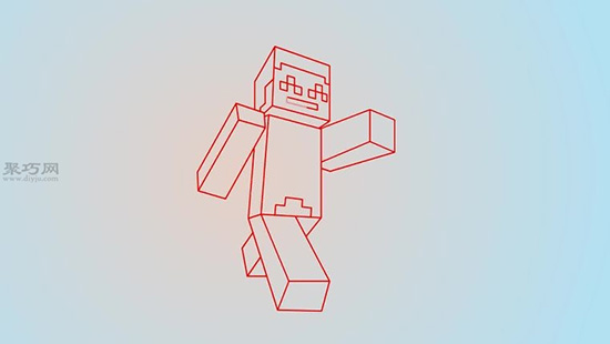 我的世界游戏中人物侧面怎么画 侧面的Minecraft人物画法