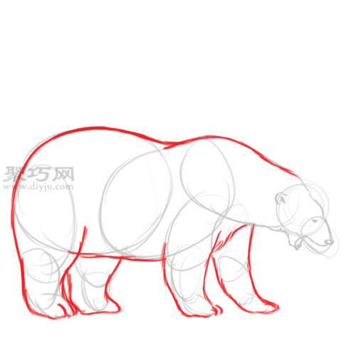 北极熊怎么画更真实 3