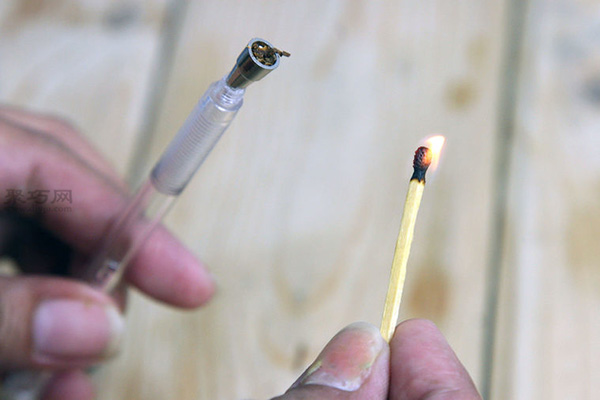 用笔壳如何做烟斗教程 空笔壳手工制作方法 4
