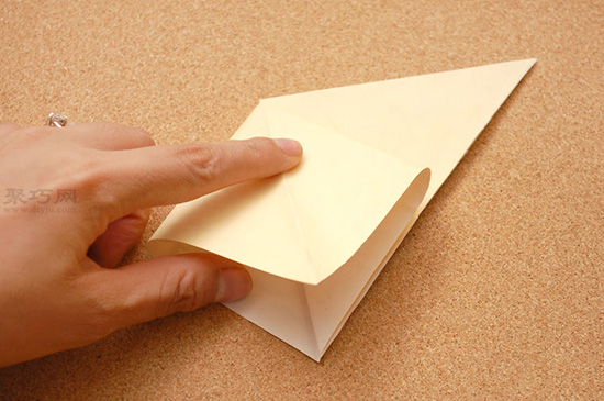 星星盒子折法图解 四角小礼品盒如何折叠 3