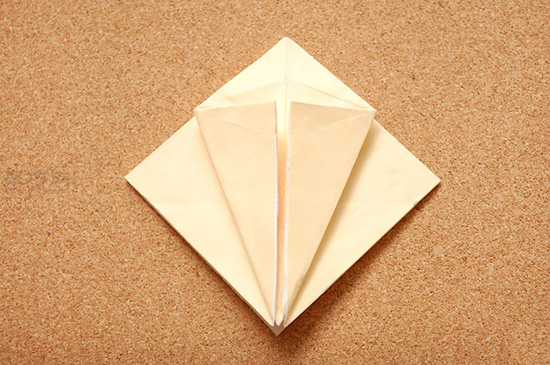 星星盒子折法图解 四角小礼品盒如何折叠 5