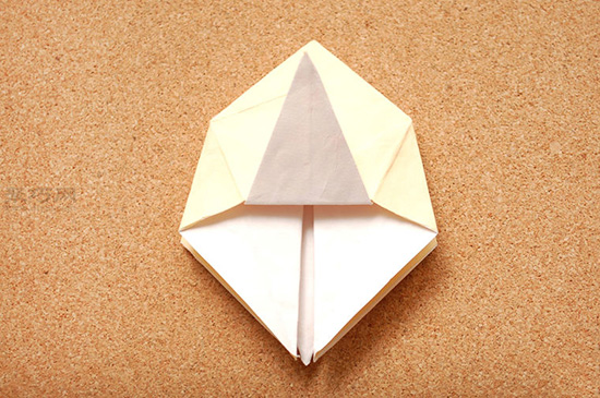 星星盒子折法图解 四角小礼品盒如何折叠 8