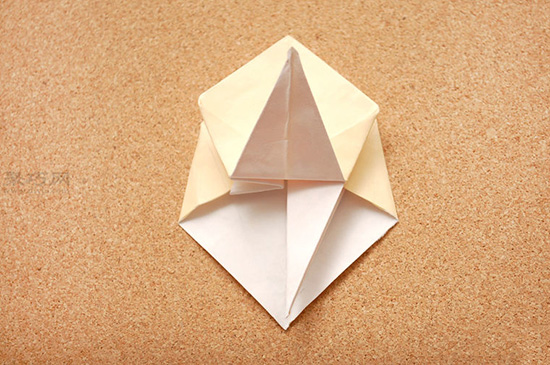 星星盒子折法图解 四角小礼品盒如何折叠 11