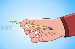 简单的转笔教程 教你怎么在大拇指上连续转笔